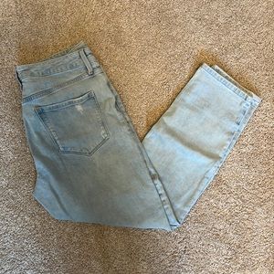 a.n.a. Mid-Rise Boyfriend Jeans Light Blue
